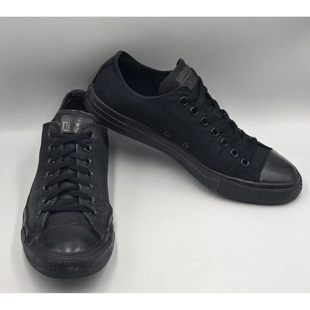 Converse Chuck Taylor All Star Low Triple Black M5039 Men's 9 Women's 11